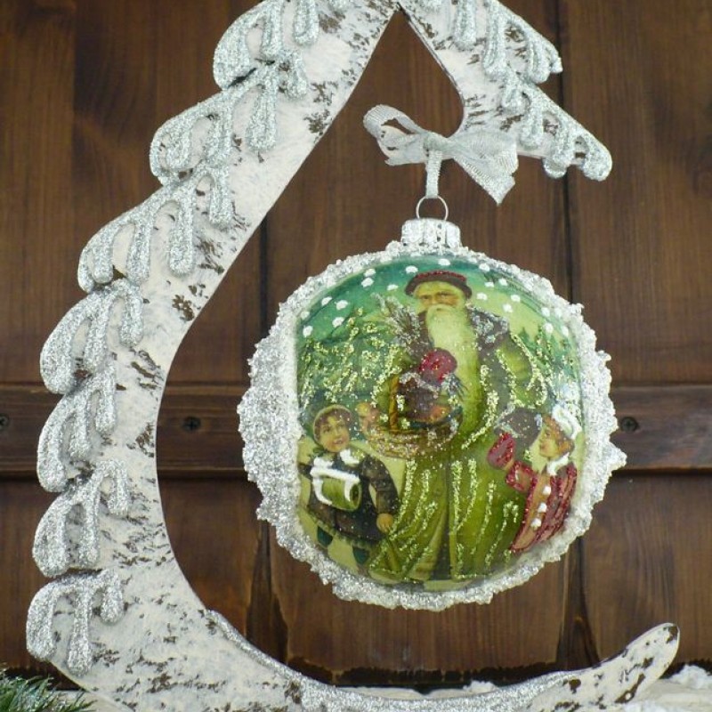 Ball in the style of "Decoupage" art. 0876